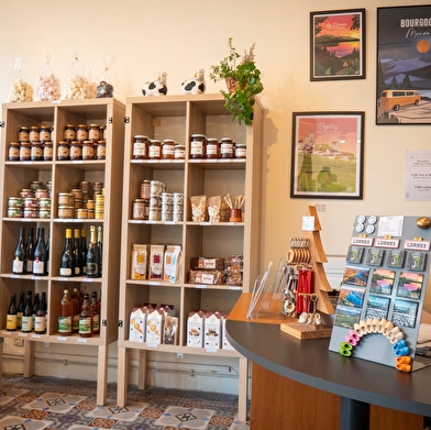 La boutique de l'Office de Tourisme Morvan Sommets & Grands Lacs - B.I.T de Lormes